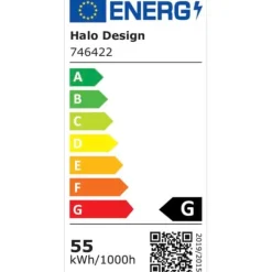 Halo Design Universal Loftslampe Ø 50 cm - Aluminium/akryl - Mat Sort
