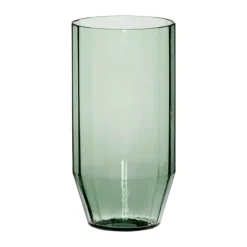 Hübsch Aster Vandglas - 6 stk. 20 cl - Glas - Grøn