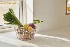 Hübsch Blaze Skål Ø 31 cm - Glas - Multifarvet