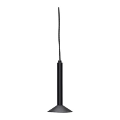 Hübsch Chromatic Pendel Ø 12 x H 24 cm - Jern/polycarbonat - Sort