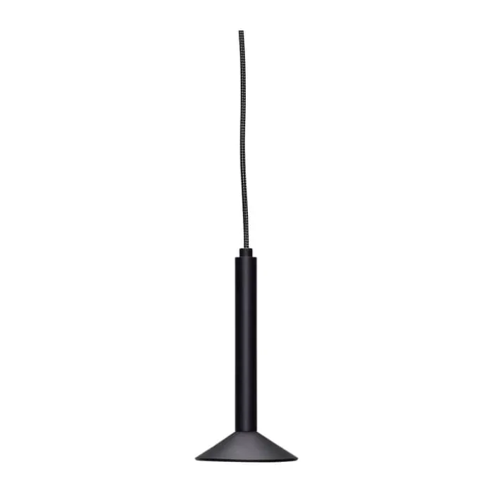 Hübsch Chromatic Pendel Ø 12 x H 24 cm - Jern/polycarbonat - Sort