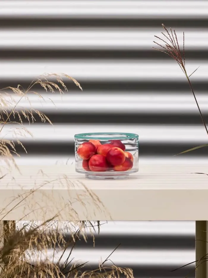 Hübsch Clea Skål Ø 15 cm - Glas - Klar/grøn