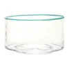 Hübsch Clea Skål Ø 30 cm - Glas - Klar/grøn