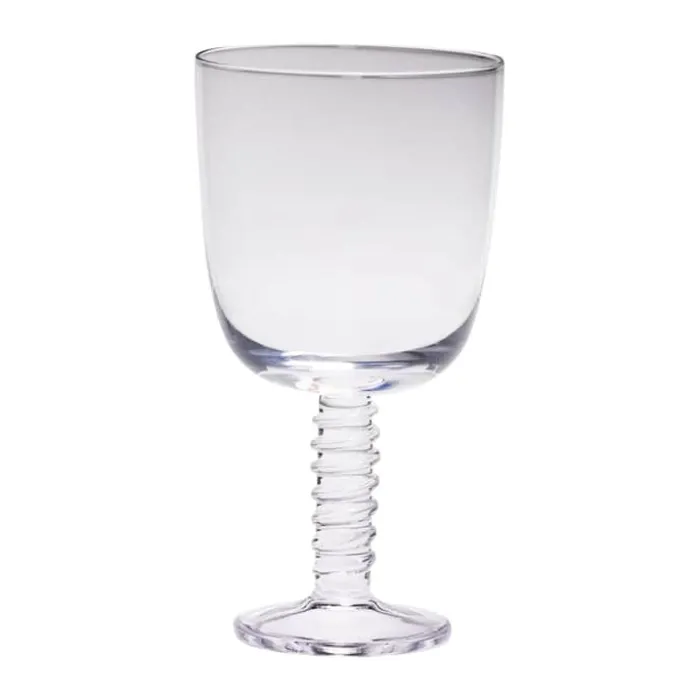 Hübsch Clink Rødvinsglas - 6 stk. 38 cl - Glas - Klar