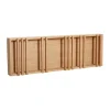 Hübsch Column Magasinholder H 37 x B 11 x L 110 cm - Egetræ - Natur