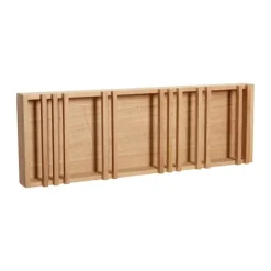Hübsch Column Magasinholder H 37 x B 11 x L 110 cm - Egetræ - Natur