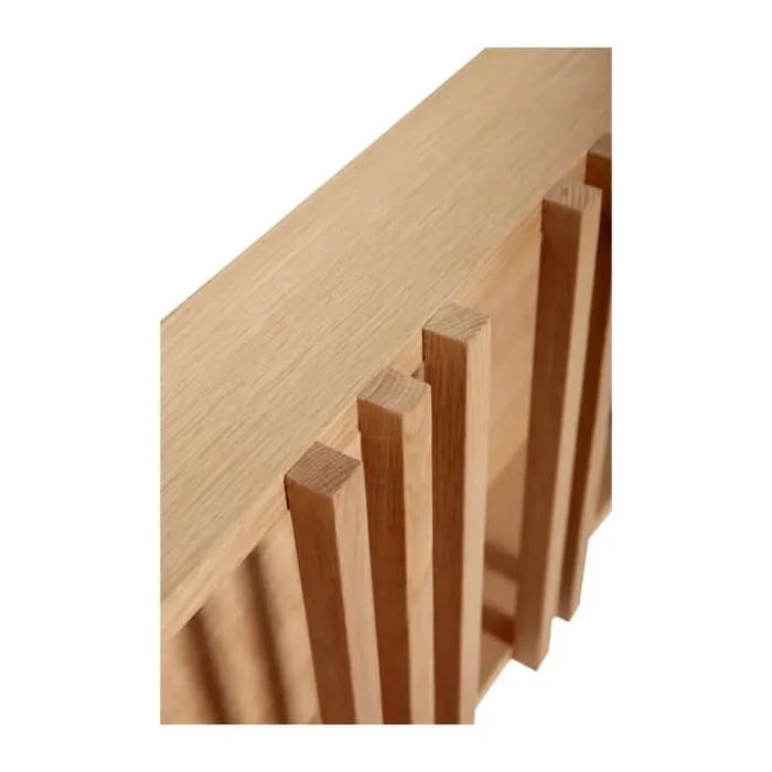 Hübsch Column Magasinholder H 37 x B 11 x L 110 cm - Egetræ - Natur