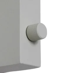 Hübsch Crea Væglampe H 20 cm - Jern/polycarbonat - Sand
