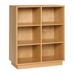 Hübsch Disco Reol H 95 x B 30 x L 80 cm - Egetræsfiner/MDF - Natur