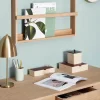 Hübsch Display Væghylde H 92 x B 9 x L 74 cm - Egetræ - Natur
