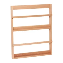 Hübsch Display Væghylde H 92 x B 9 x L 74 cm - Egetræ - Natur