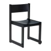 Hübsch Forma Spisestol H 80 x B 50 x L 50 cm - Egetræ - Sort