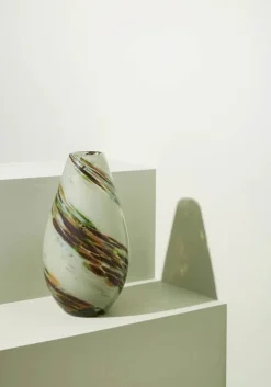 Hübsch Grove Vase Ø 19 x H 33 cm - Glas - Multifarvet
