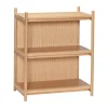 Hübsch Heritage Reol H 88 x B 43 x L 75 cm - MDF/egetræ - Natur