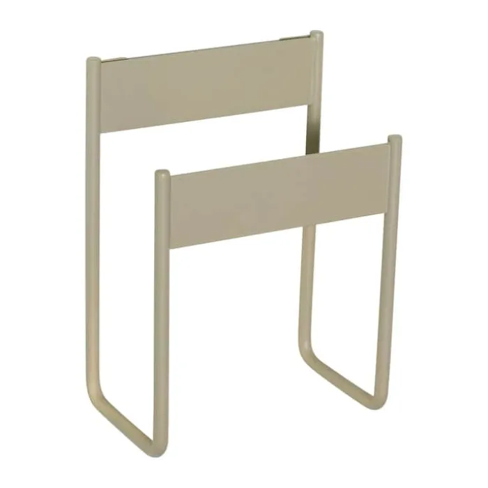 Hübsch Inbetween Magasinholder H 26 x B 19 x L 12 cm - Jern - Lysegrå