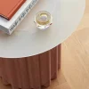 Hübsch Kiosk Lysestager - 2 stk. Ø 6 cm - Krystalglas - Gul/lilla