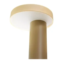 Hübsch Magic Bordlampe Ø 20 x H 25 cm - Jern/polycarbonat - Grøn/Okker/Sand