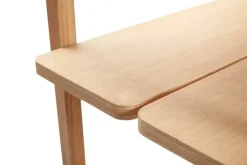 Hübsch Mason Reol H 150 x B 45 x L 150 cm - MDF/egetræ - Natur