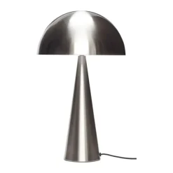 Hübsch Mush Bordlampe Ø 30 x H 50 cm - Jern - Børstet stål