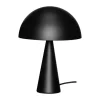 Hübsch Mush Bordlampe Ø 25 x H 34 cm - Jern - Mat sort