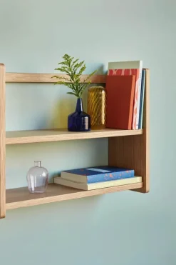 Hübsch Nomad Reol H 44 x B 20 x L 60 cm - Egetræsfiner/MDF - Natur