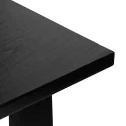 Hübsch Poke Skrivebord H 75 x B 45 x L 100 cm - MDF/egetræ - Sort