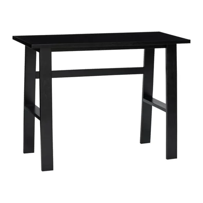 Hübsch Poke Skrivebord H 75 x B 45 x L 100 cm - MDF/egetræ - Sort