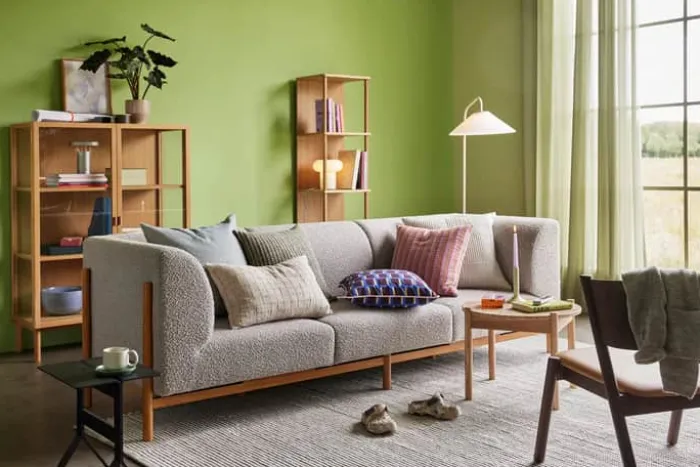 Hübsch Poppy Gulvtæppe B 200 x L 300 cm - Bomuld/uld - Grå