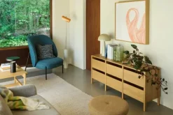 Hübsch Poppy Gulvtæppe B 200 x L 300 cm - Bomuld/uld - Grå