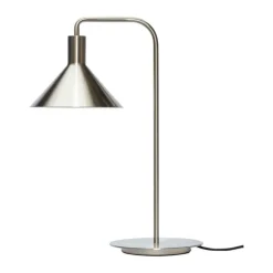 Hübsch Solo Bordlampe Ø 37 x H 50 cm - Jern - Nikkel