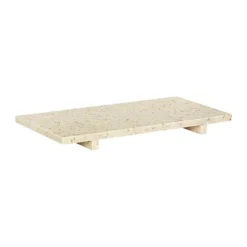 Hübsch Stone Bakke B 20 x L 40 cm - Terrazzo - Off white