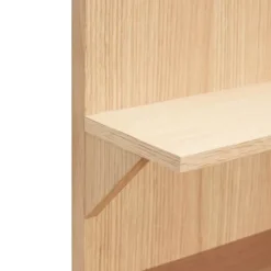Hübsch Straight Reol H 54 x B 14 x L 40 cm - Egetræsfiner/MDF - Natur