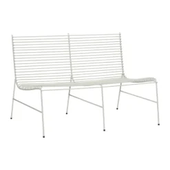 Hübsch String Bænk H 79 x B 72 x L 113 cm - Jern - Lysegrå