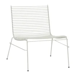 Hübsch String Loungestol - 2 stk. H 79 x B 75 x L 69 cm - Jern - Lysegrå