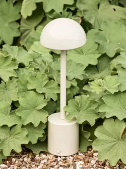 Hübsch Taten Bordlampe Ø 10 x H 30 cm - Jern/polycarbonat - Sand