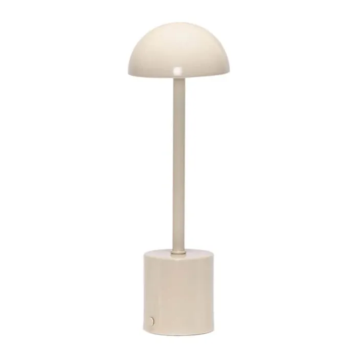 Hübsch Taten Bordlampe Ø 10 x H 30 cm - Jern/polycarbonat - Sand