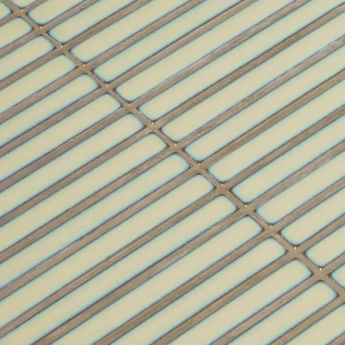 Hübsch Tilit Sofabord H 44 x B 66 x L 60 cm - MDF/egetræ - Natur/mint