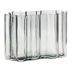 Hübsch Umber Vase H 20 x B 16 x L 30 cm - Glas - Klar