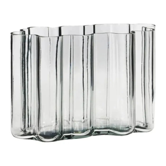 Hübsch Umber Vase H 20 x B 16 x L 30 cm - Glas - Klar
