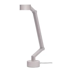 Hübsch Verve Bordlampe H 59 cm - Jern/polycarbonat - Lysegrå