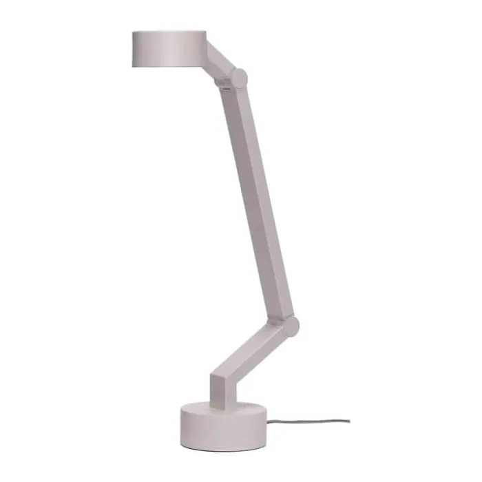 Hübsch Verve Bordlampe H 59 cm - Jern/polycarbonat - Lysegrå