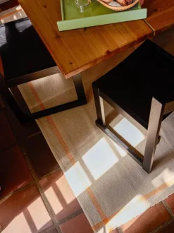 Hübsch Waku Gulvtæppe B 200 x L 300 cm - Bomuld - Sand