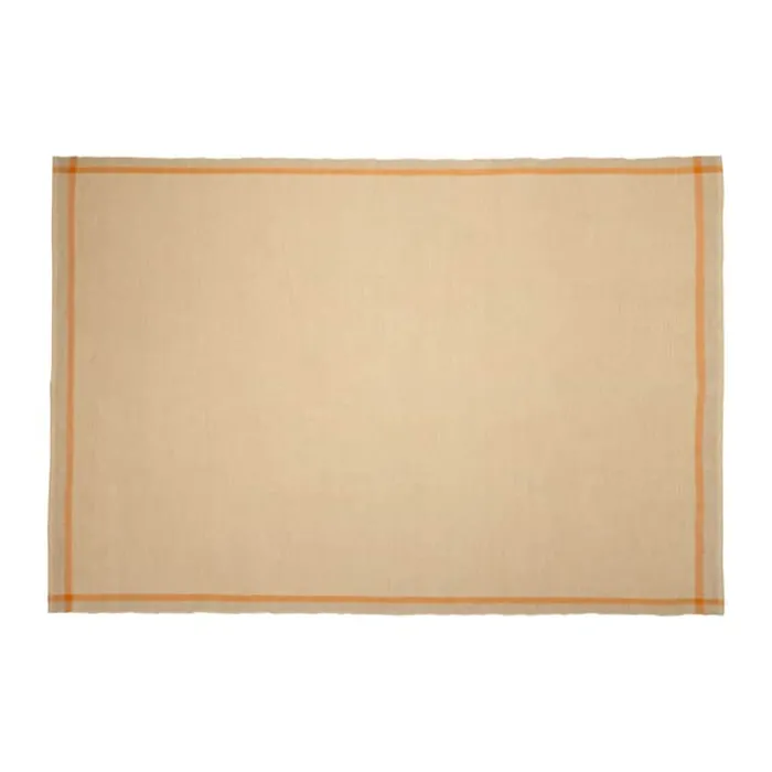 Hübsch Waku Gulvtæppe B 200 x L 300 cm - Bomuld - Sand