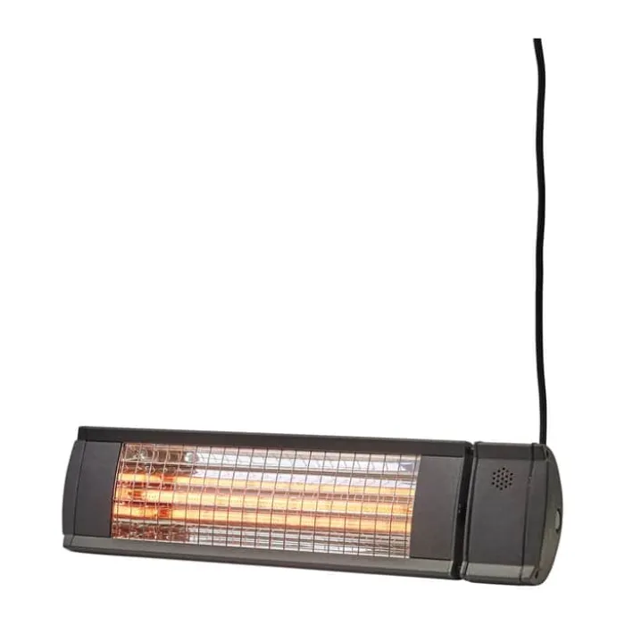 HEAT1 Terrassevarmer ECO high-line 1500 watt - Ultra Low Glare Plus - Sort