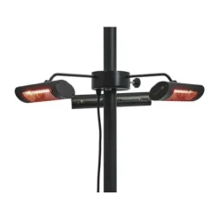 HEAT1 Terrassevarmer til parasol 3 x 670 Watt - Sort