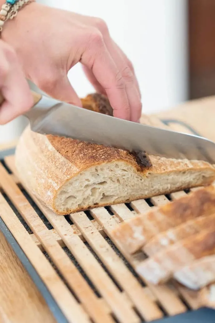 Heirol Albera Brødkniv L 20 cm - Stål/asketræ