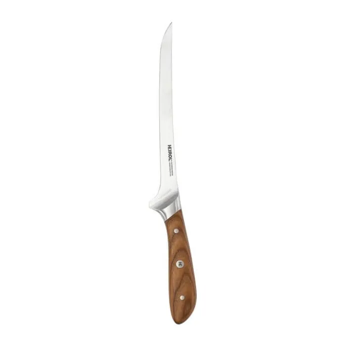 Heirol Albera Filetkniv L 20 cm - Stål/asketræ
