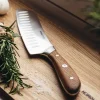 Heirol Albera Santokukniv L 18 cm - Stål/asketræ