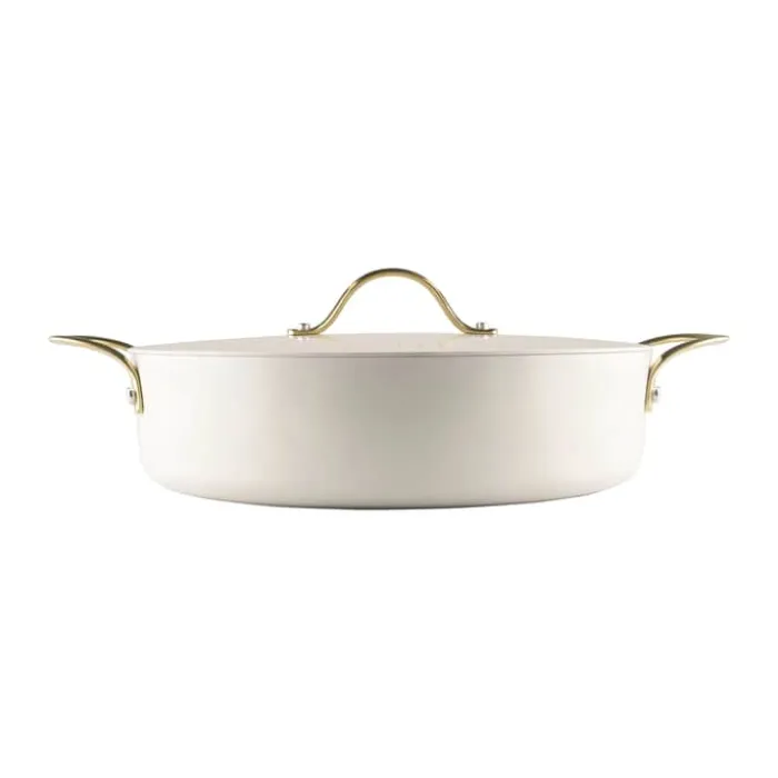 Heirol Royal Pearl Sauterpande Ø 28 cm - Genbrugsaluminium/rustfrit stål