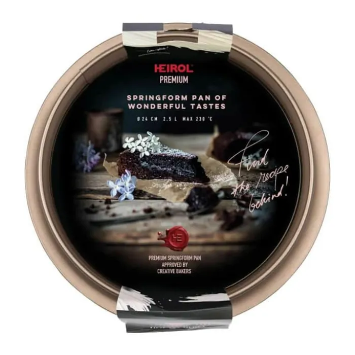 Heirol Springform Ø 24 cm - Kulstofstål - Champangefarvet